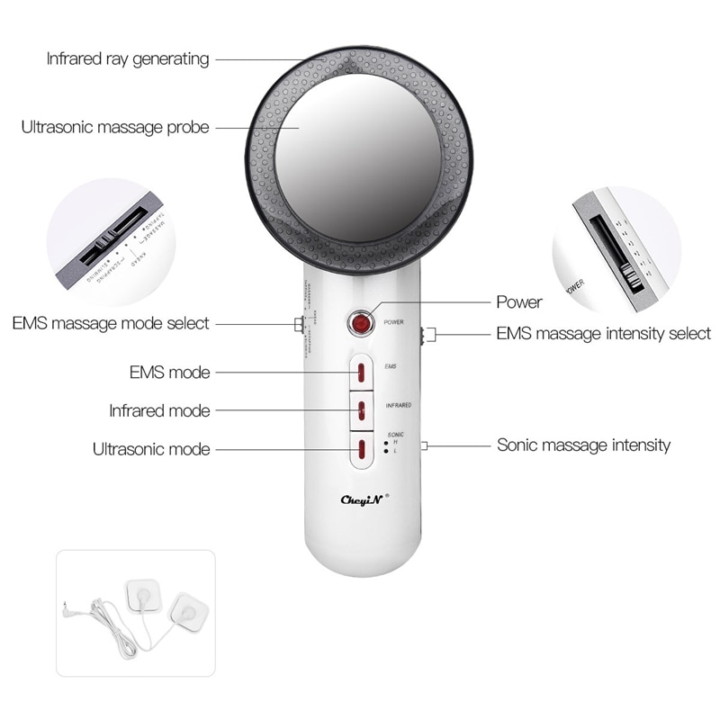 EMS RF Face Massager and Ultrasonic Slimming Massager Set EMS RF Face Massager and Ultrasonic Slimming Massager Set