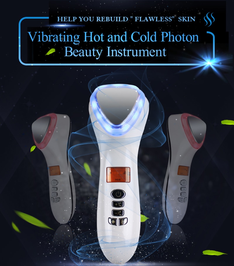 LED Hot and Cold Face Massager