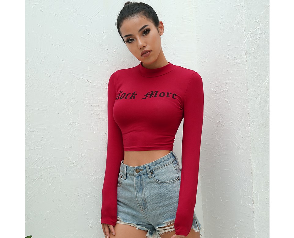 Women's Rock More Crop T-Shirt