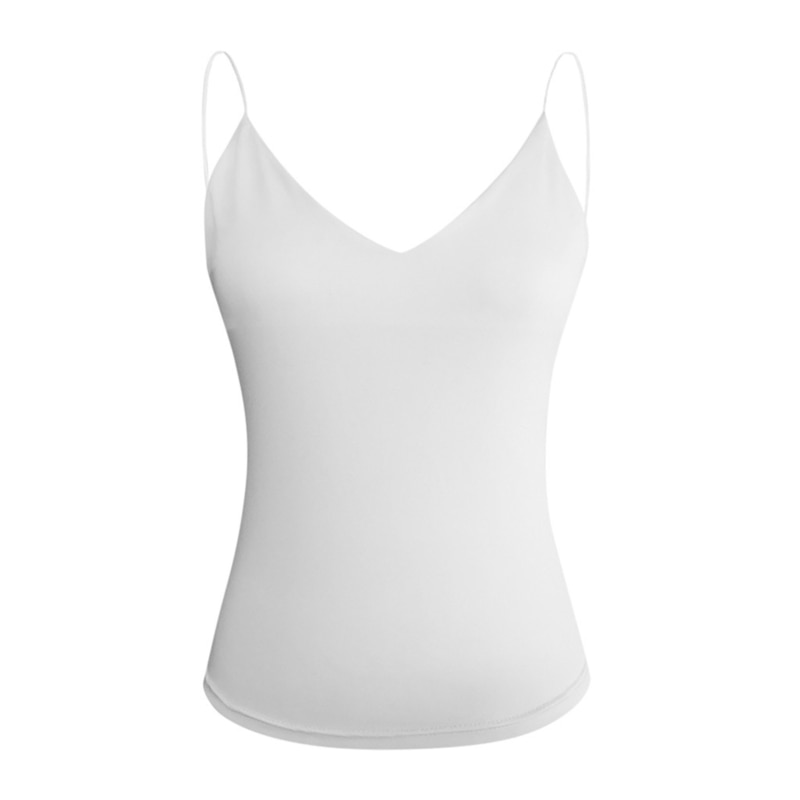 Satin Thing Spaghetti Strap Tank Top for Women
