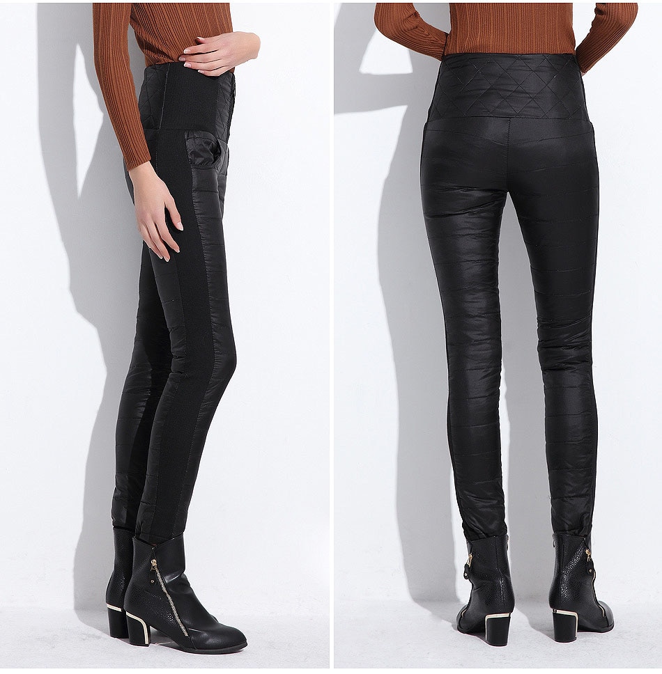 Fashion Winter Warm High-Waisted Women's Pants