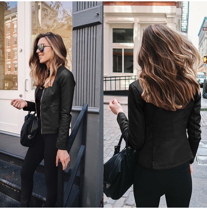 Women's Autumn Fashion Leather Jackets