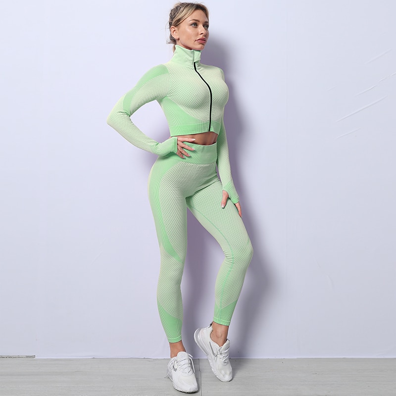 Women's Yoga Top with Seamless Leggings for Women Women's Yoga Top with Seamless Leggings for Women