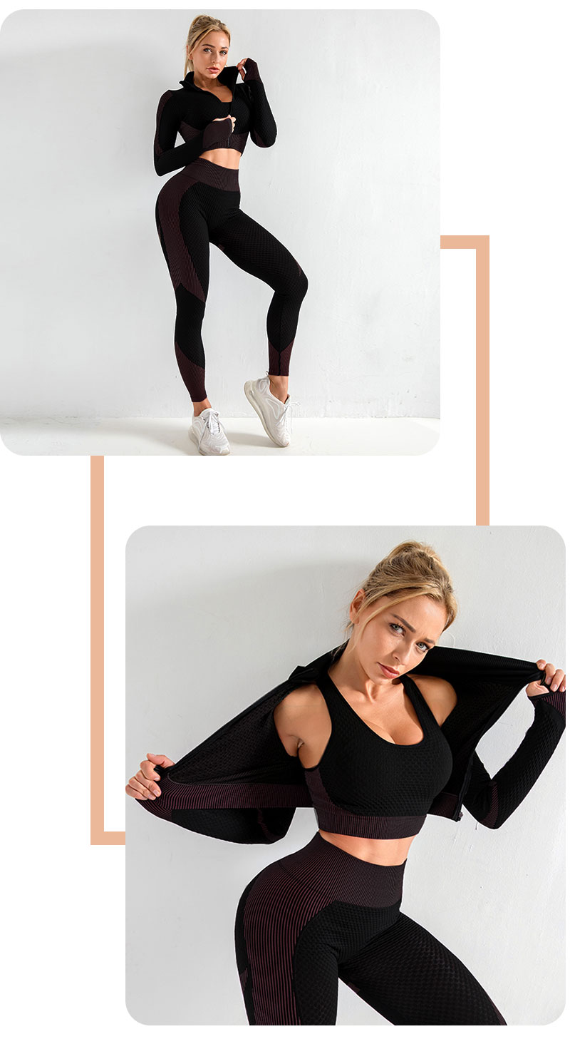 Women's Yoga Top with Seamless Leggings for Women Women's Yoga Top with Seamless Leggings for Women