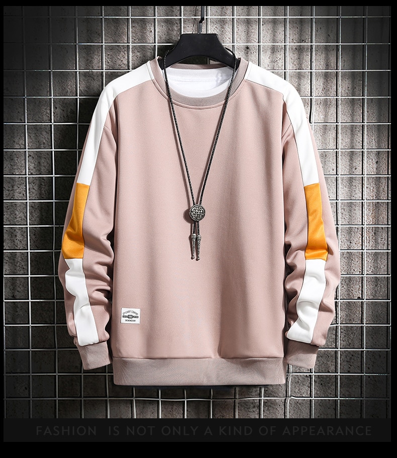 Men's Basic Long Sleeve Sweatshirt