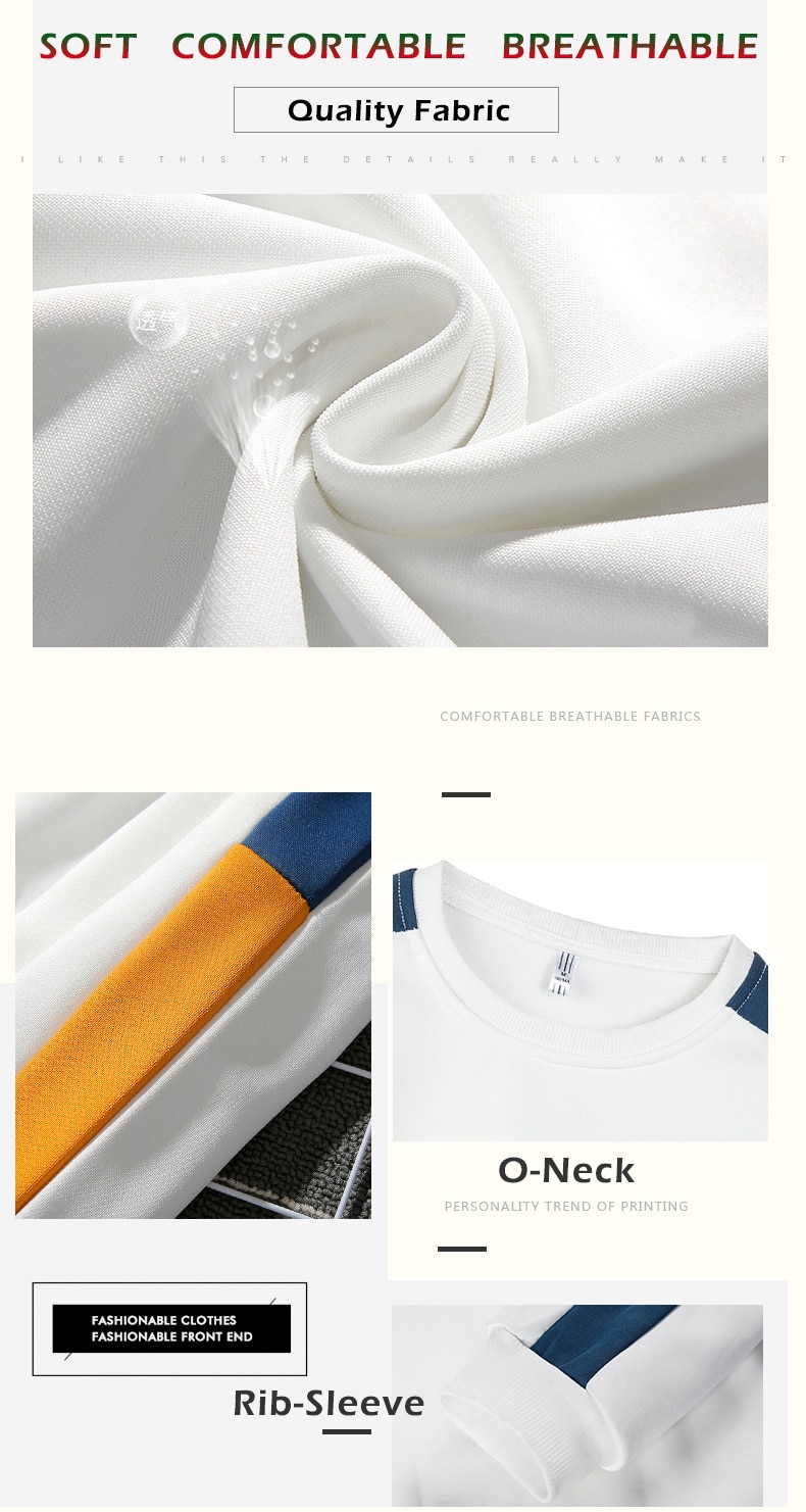 Men's Basic Long Sleeve Sweatshirt