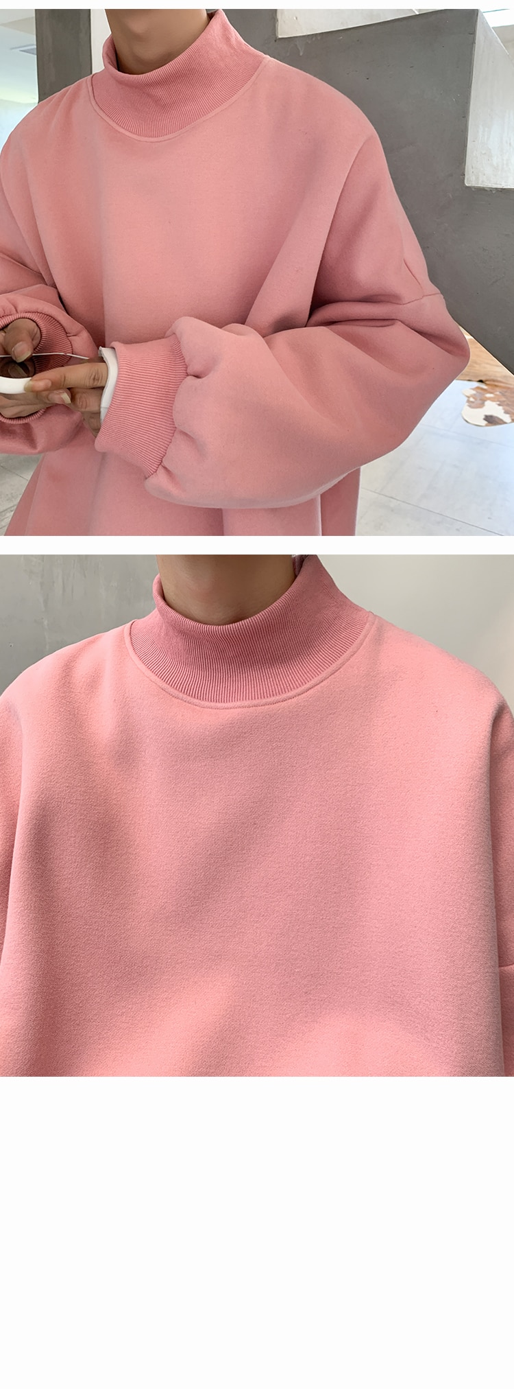 Men's Oversized Basic Sweatshirt