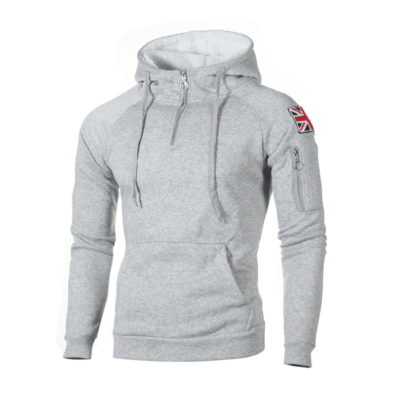Men's Long Sleeve Hooded Sweatshirt