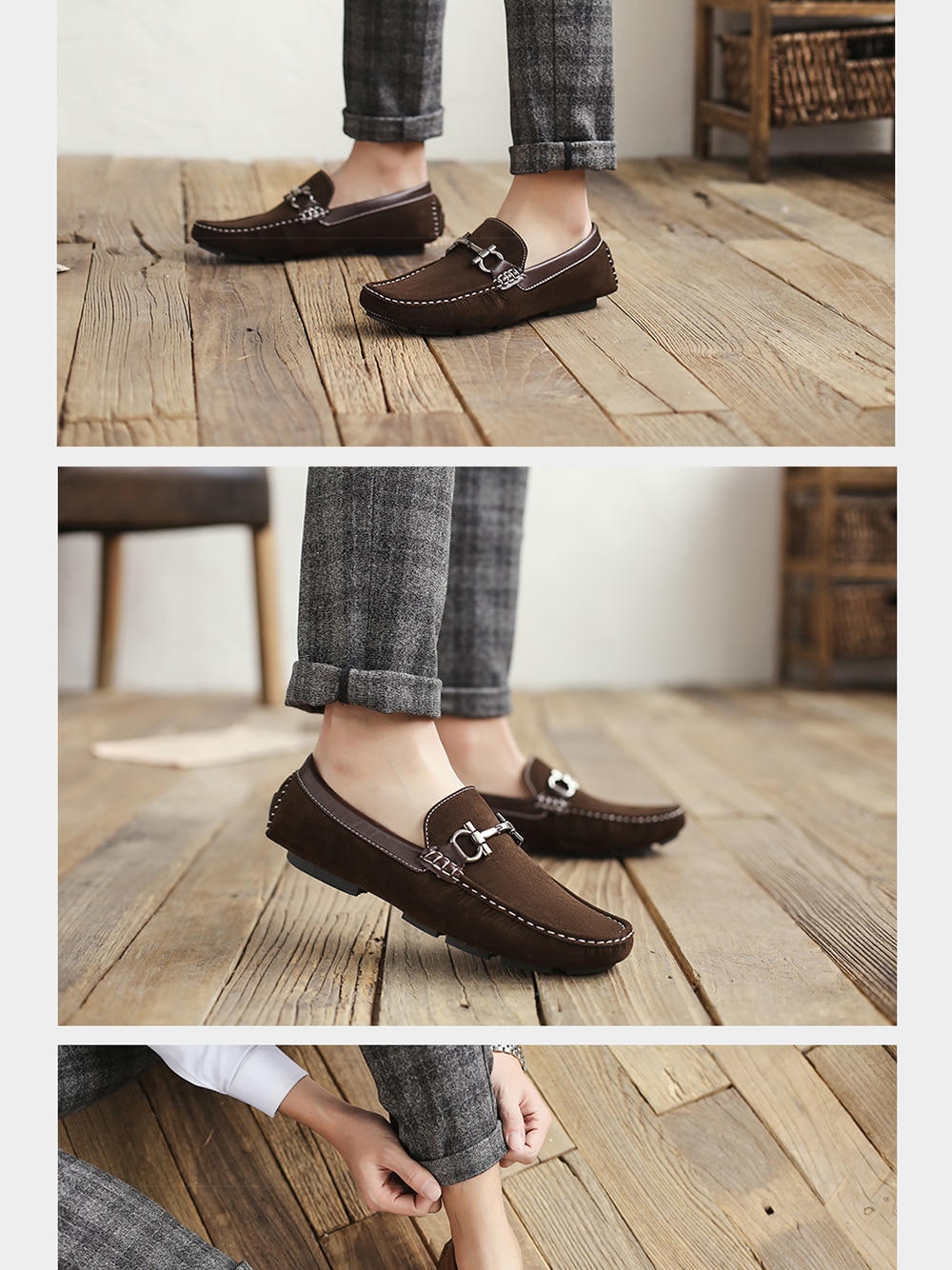 Men's Slip-On Vintage Loafers