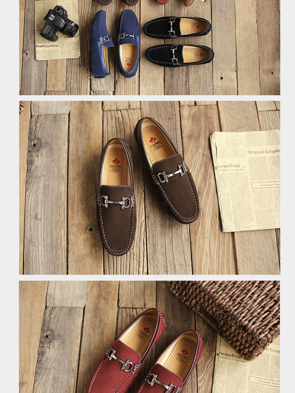 Men's Slip-On Vintage Loafers