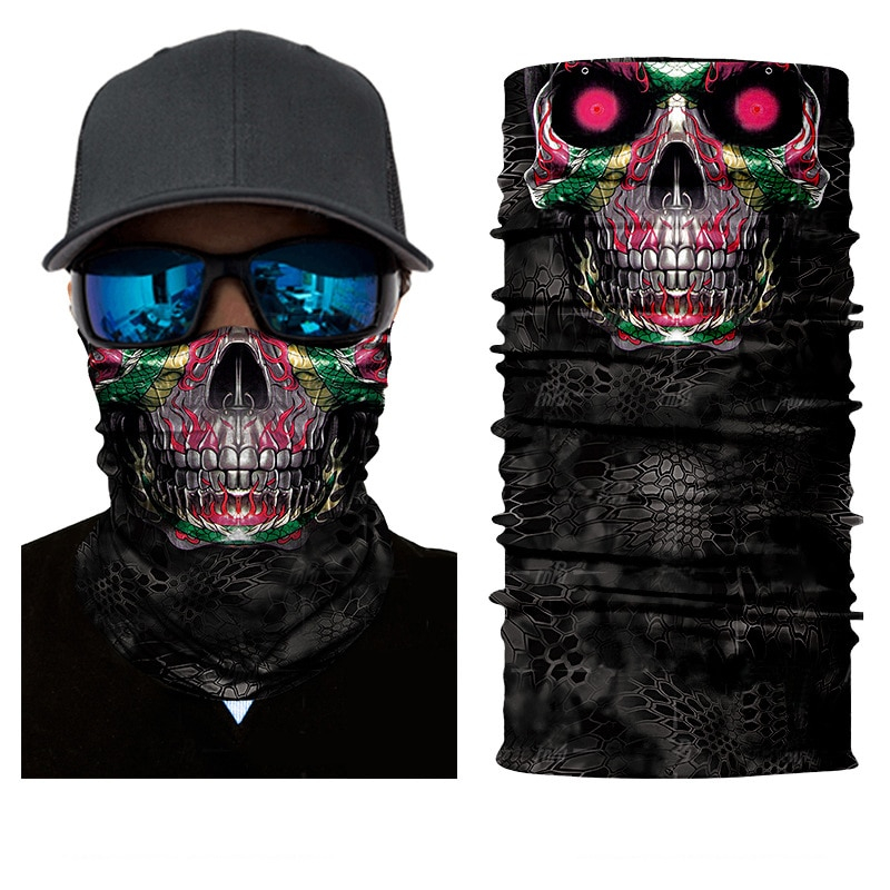 Men's Polyester Printed Balaclava