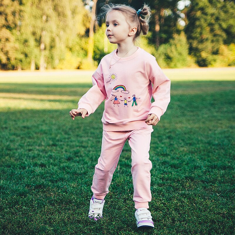 Girl's Sports Bright Cotton Clothes Set (Copy)