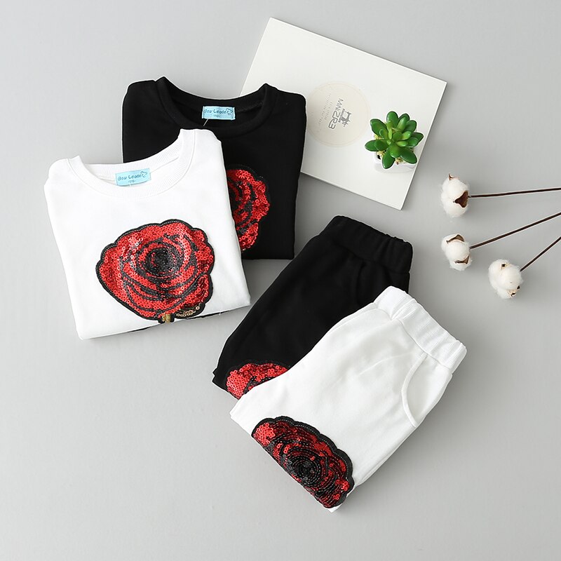 Girl's Sports Bright Cotton Clothes Set (Copy)