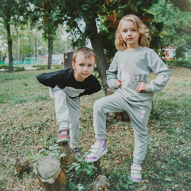 Girl's Sports Bright Cotton Clothes Set (Copy)