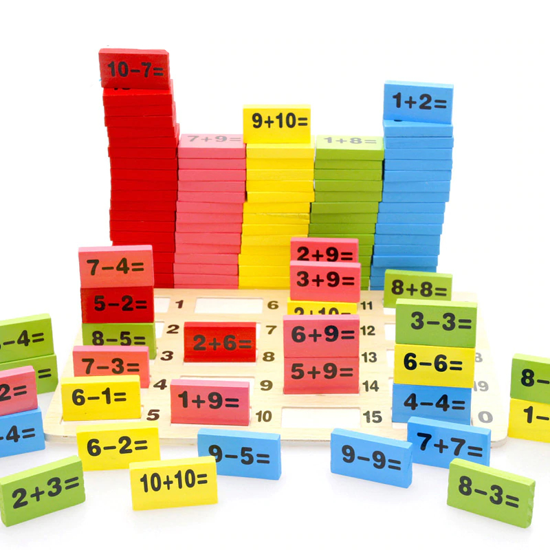 Math Domino Set