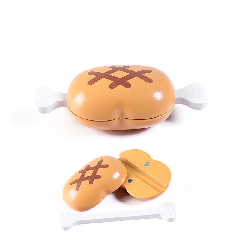 Montessori Educational Seafood Shape Wooden Kitchen Toys Set