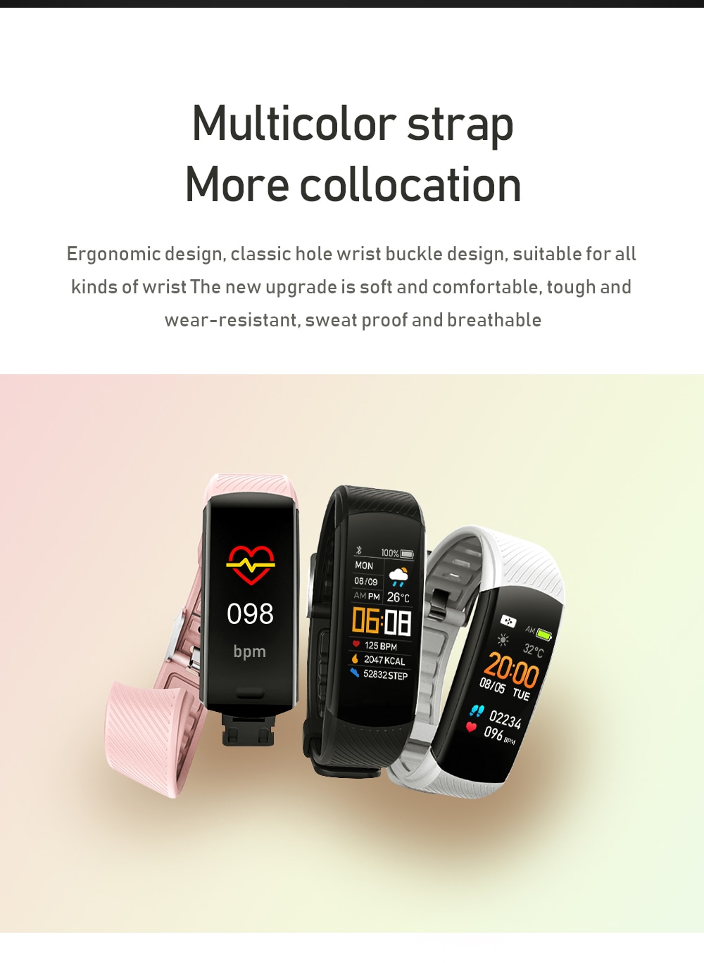 Minimalist Design Fitness Tracker