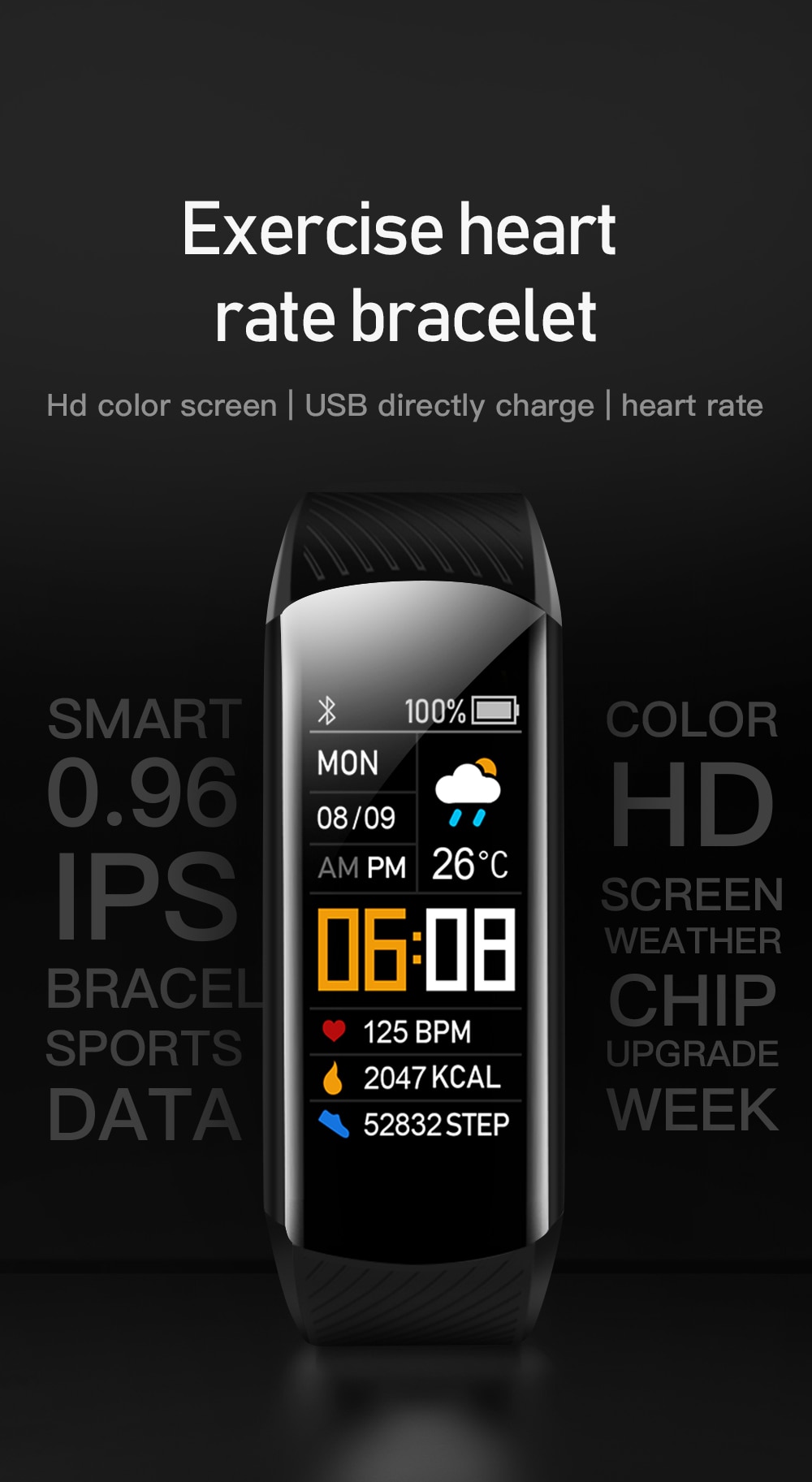 Minimalist Design Fitness Tracker