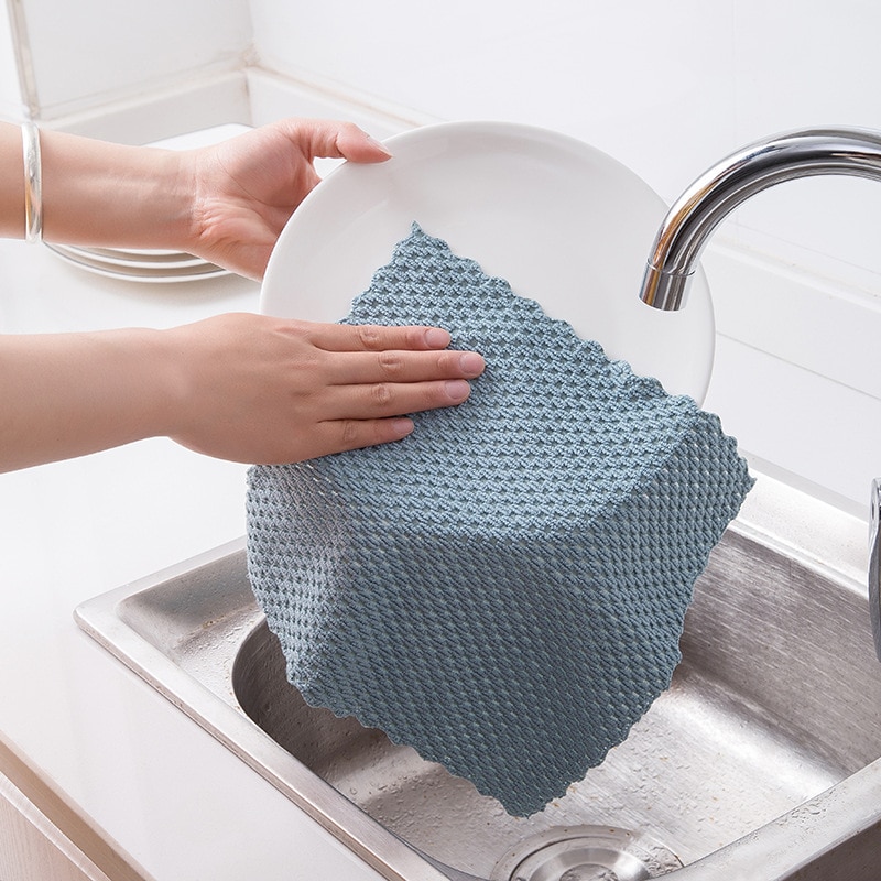 Soft Super Absorbent Microfiber Cleaning Kitchen Towel