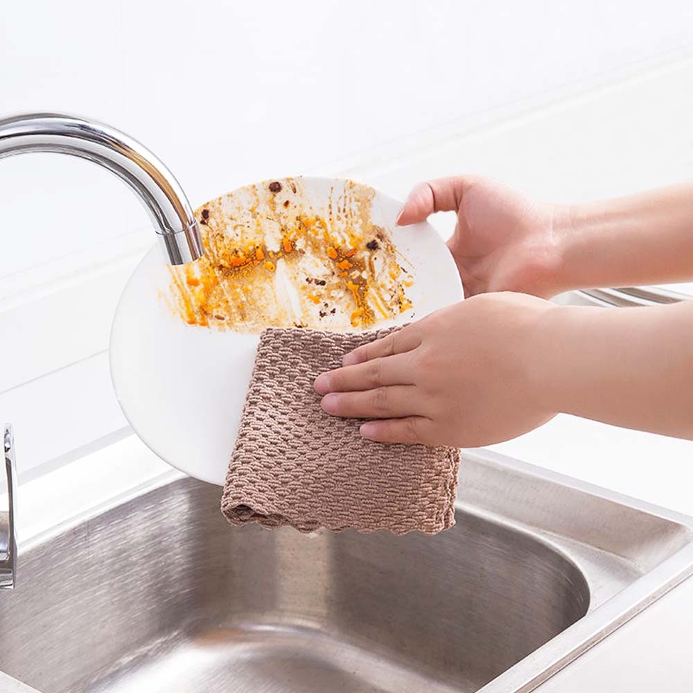 Soft Super Absorbent Microfiber Cleaning Kitchen Towel