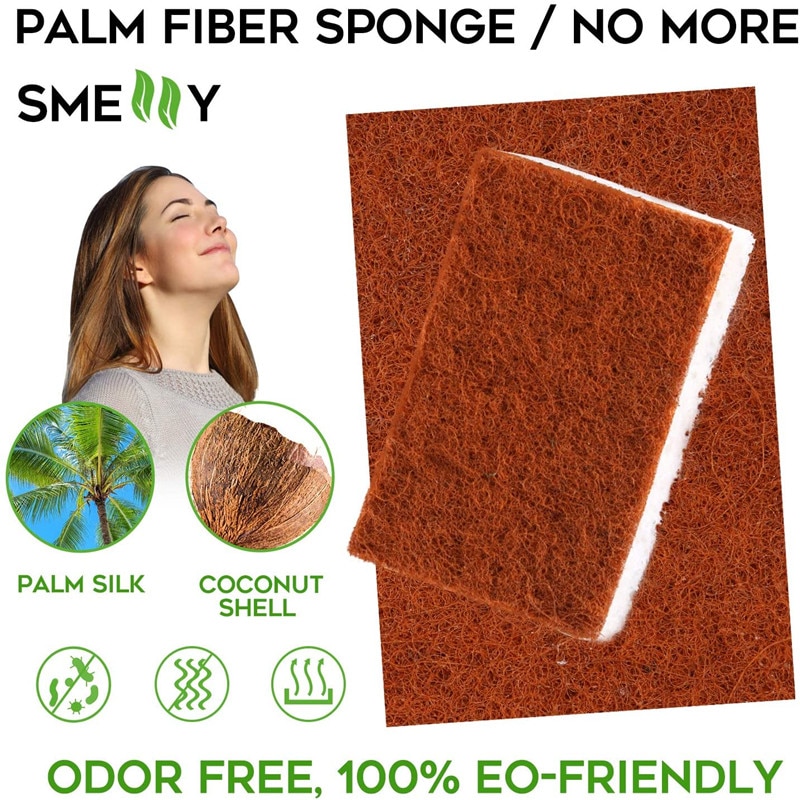 Wood Pulp Kitchen Sponge 5 Pcs Set