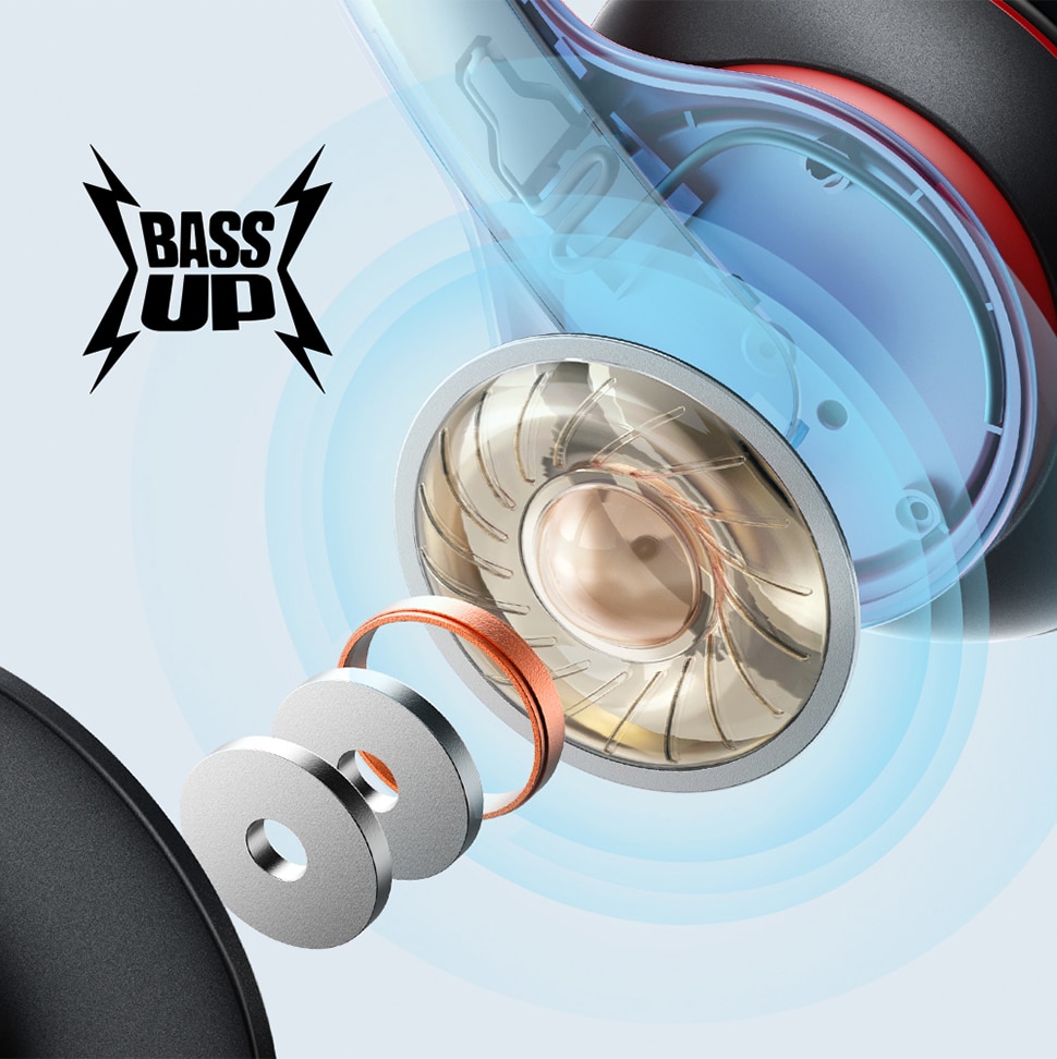 Wireless Bluetooth Headphones with 60-Hour Playtime Wireless Bluetooth Headphones with 60-Hour Playtime