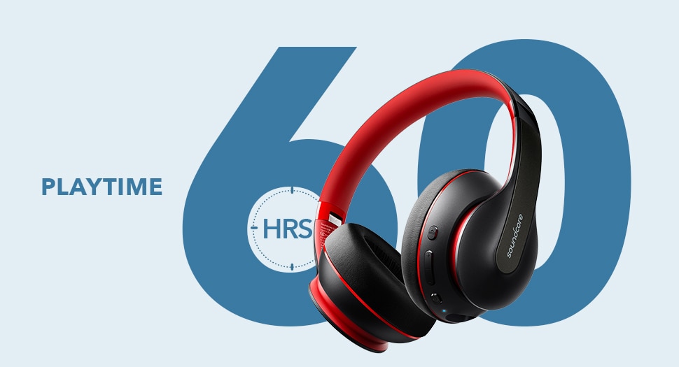 Wireless Bluetooth Headphones with 60-Hour Playtime Wireless Bluetooth Headphones with 60-Hour Playtime