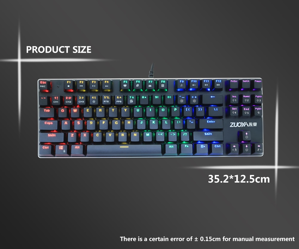 Multi-colored Mechanical Keyboard