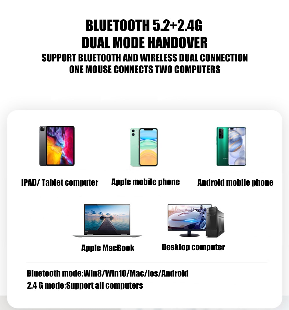 Wireless Rainbow LED Flat Ergonomic Mouse Wireless Rainbow LED Flat Ergonomic Mouse