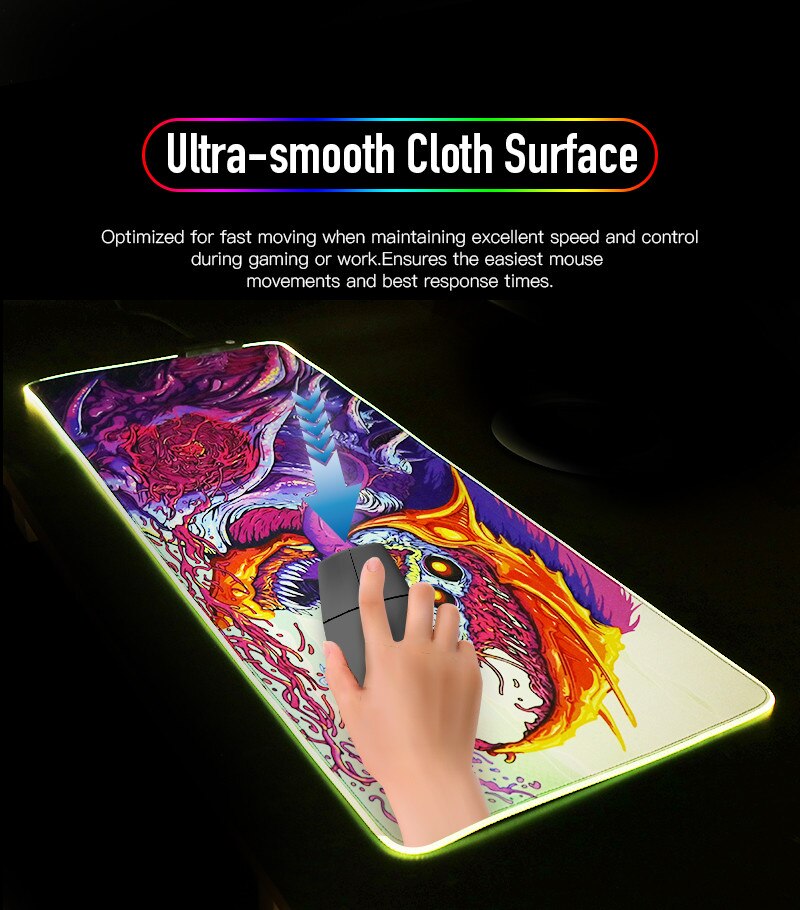 Stylish Colorful LED Mouse Pad