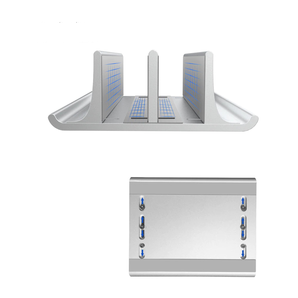 Adjustable Metal Vertical Laptop Stand