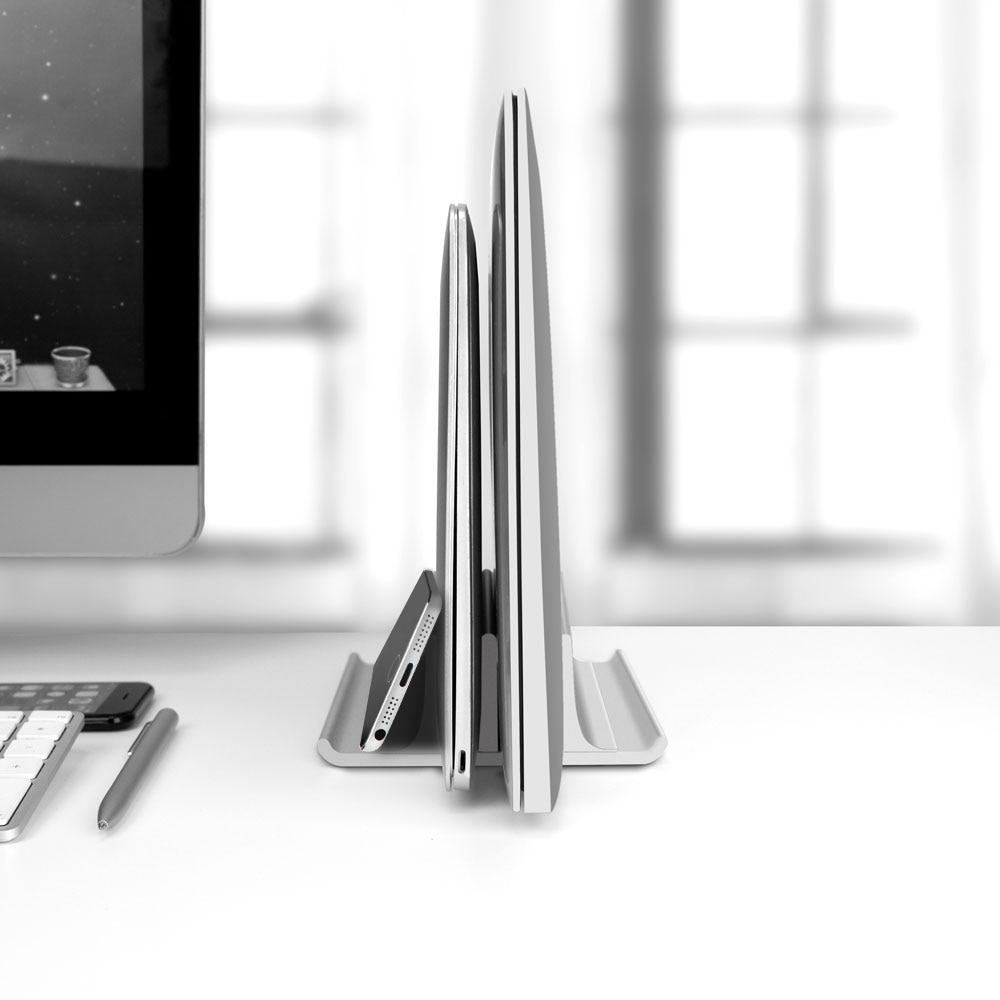 Adjustable Metal Vertical Laptop Stand