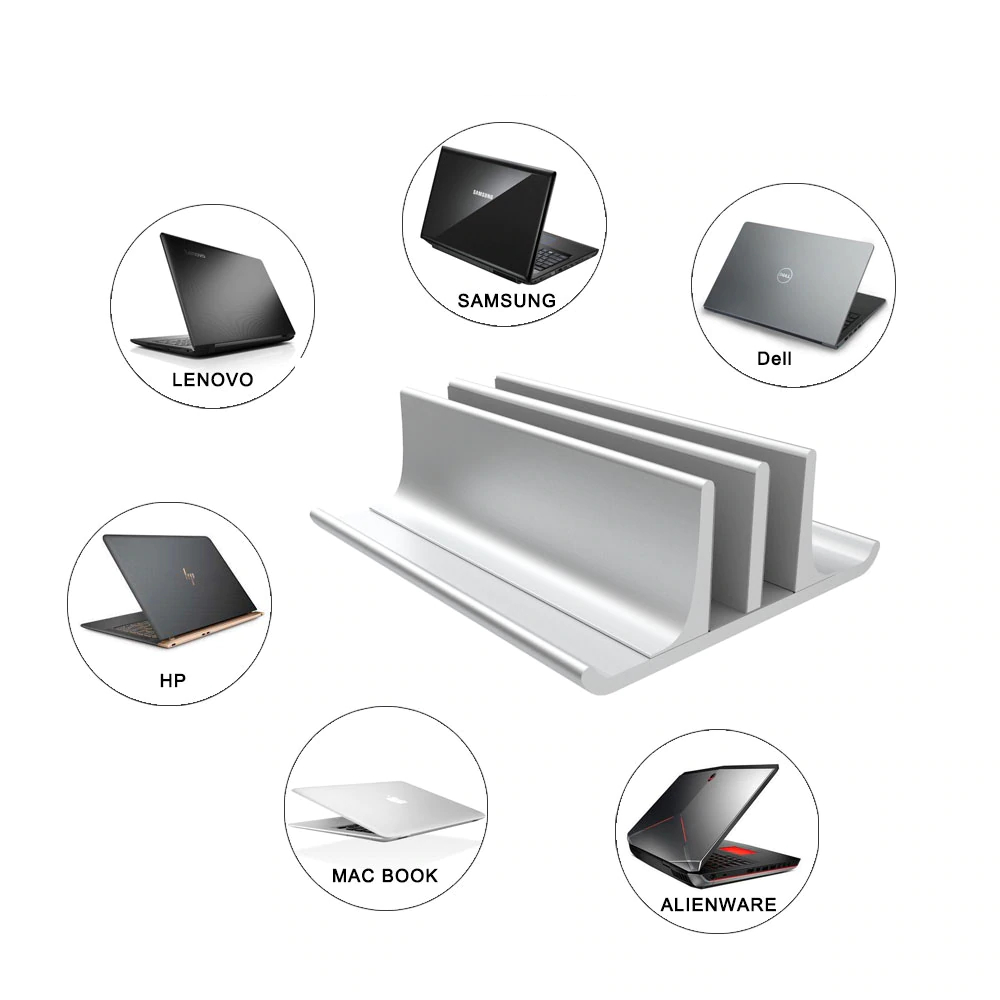 Adjustable Metal Vertical Laptop Stand