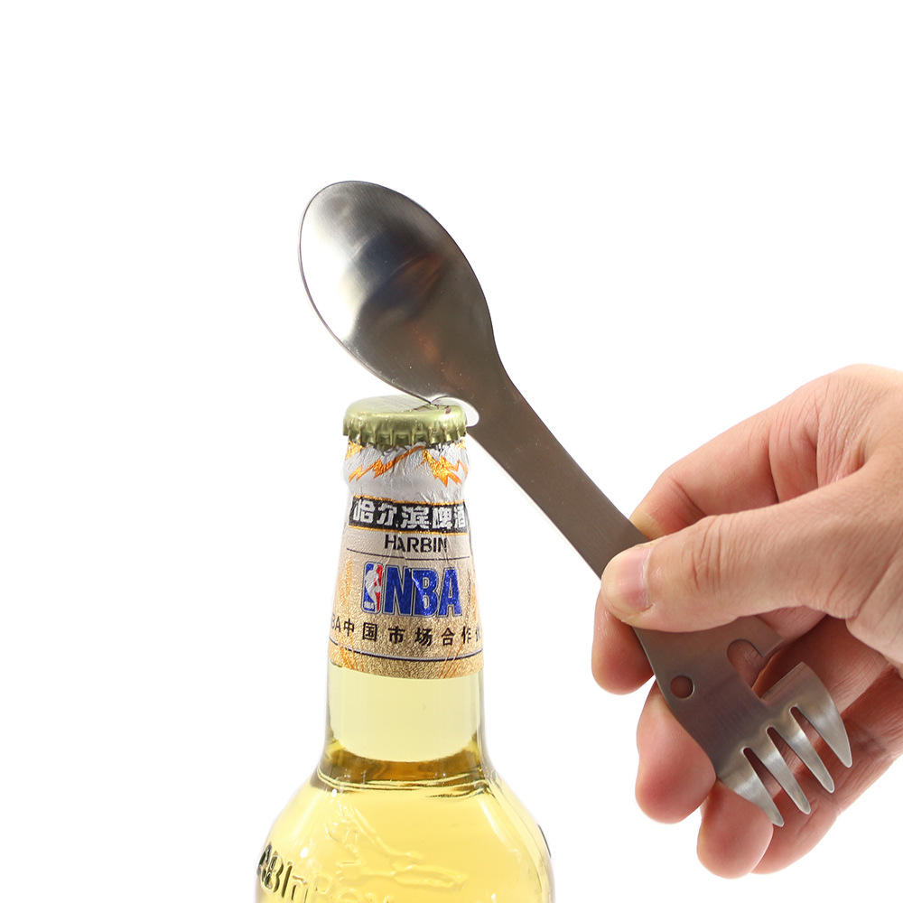 Multifunction Stainless Steel Cutlery for Car Camping