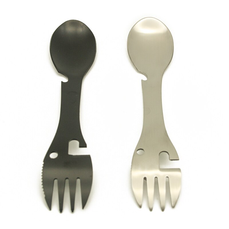 Multifunction Stainless Steel Cutlery for Car Camping