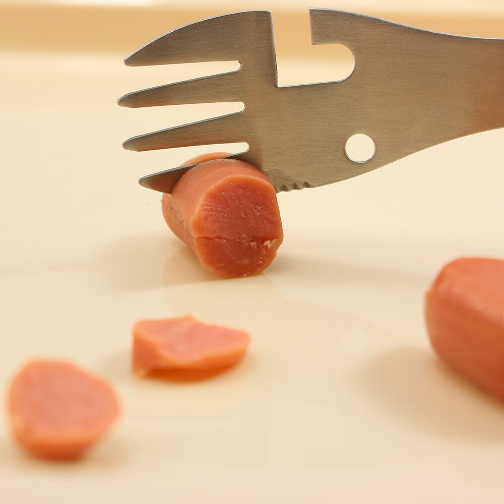 Multifunction Stainless Steel Cutlery for Car Camping