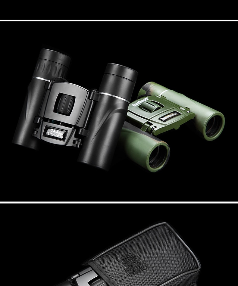 8X21 Compact Long Range Zoom Binocular