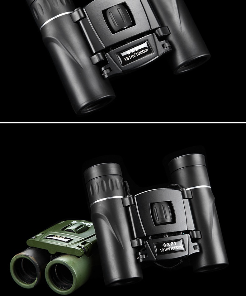 8X21 Compact Long Range Zoom Binocular