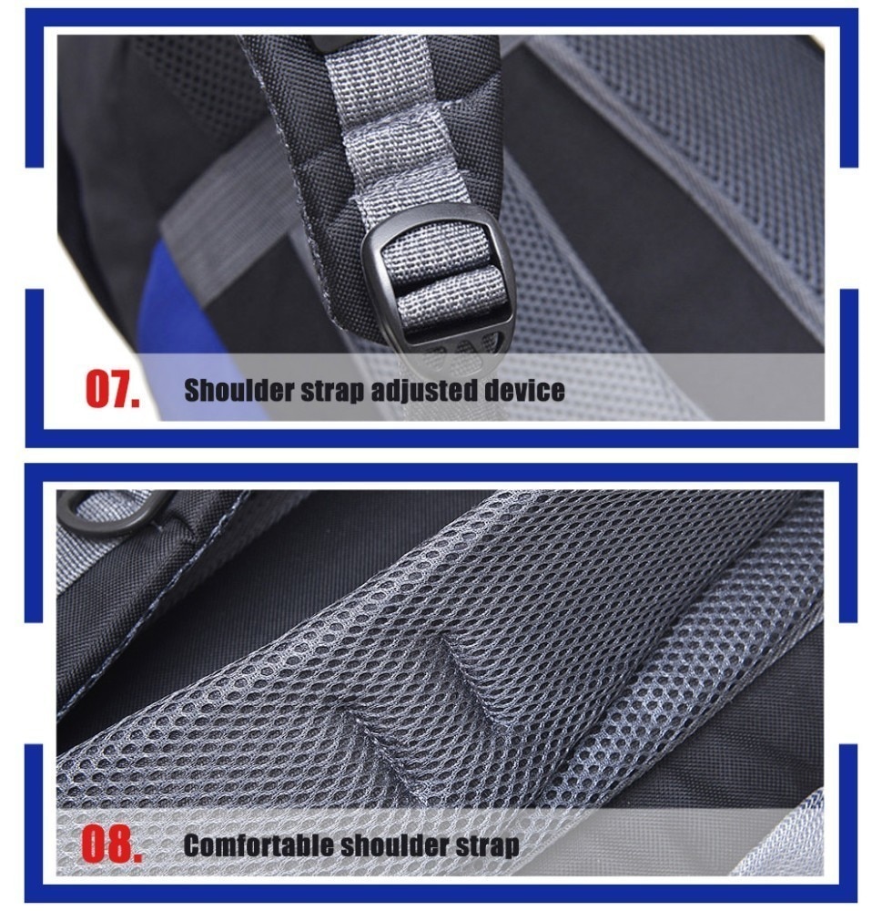 50L Waterproof Camping Backpack