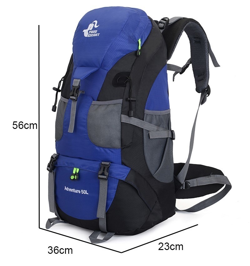 50L Waterproof Camping Backpack