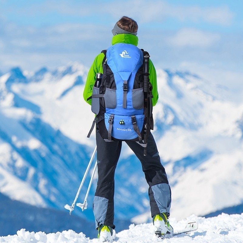 50L Waterproof Camping Backpack