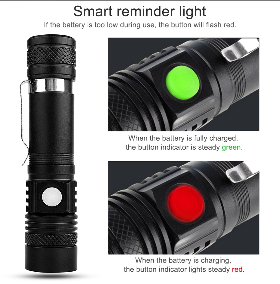 AvLight Rechargeable Zoom Torch