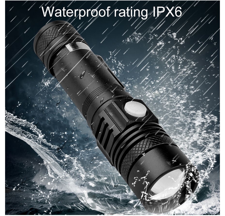 AvLight Rechargeable Zoom Torch