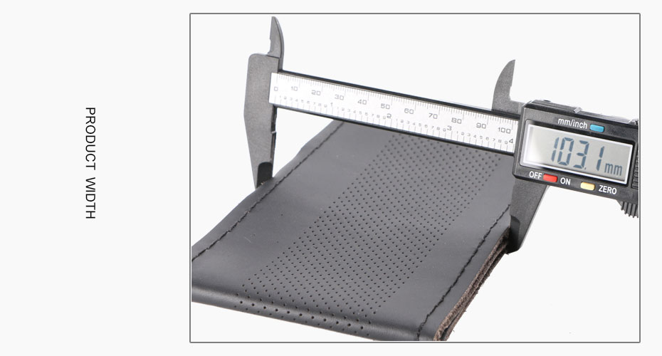 Genuine Leather Steering Wheel Cover