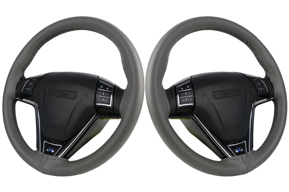 Genuine Leather Steering Wheel Cover