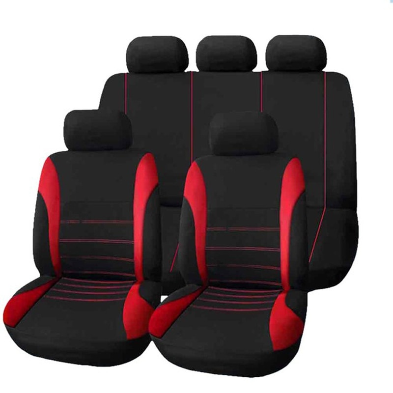 Universal Striped Car Seat Covers Set