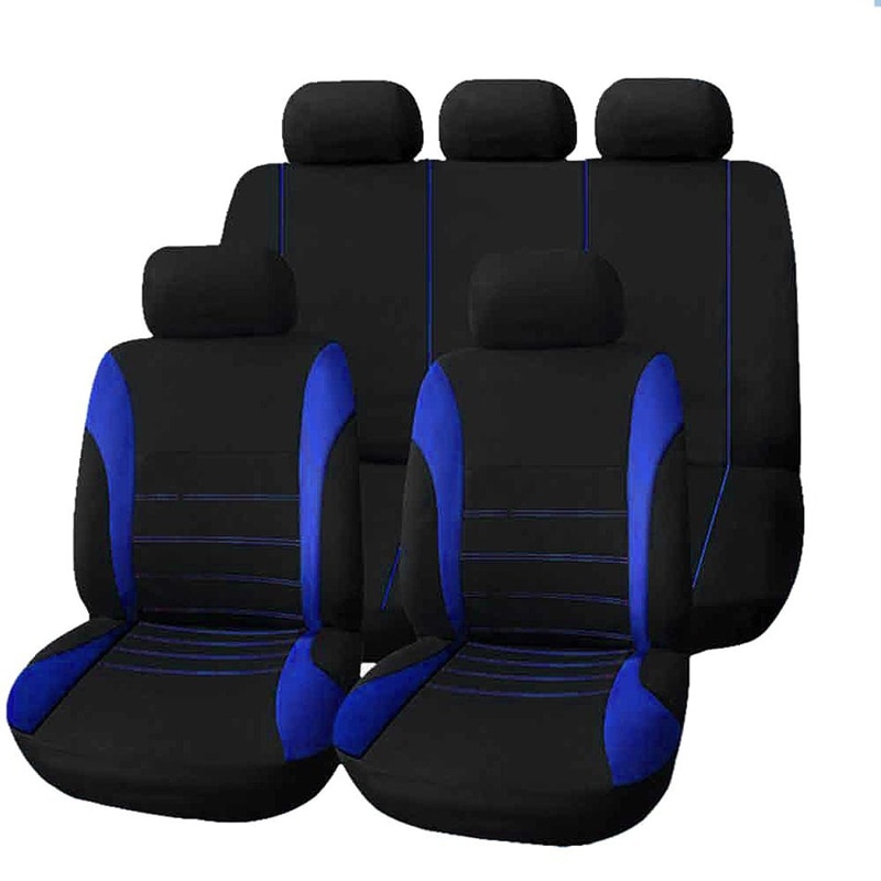 Universal Striped Car Seat Covers Set
