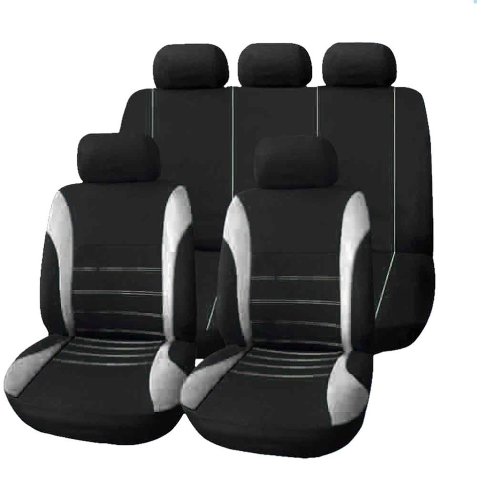 Universal Striped Car Seat Covers Set
