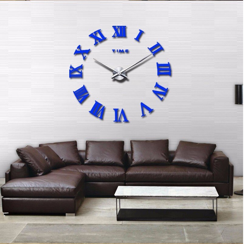 DIY Roman Numerals Wall Clock