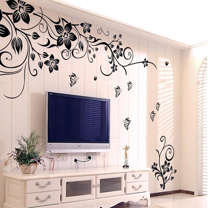 Romantic Sakura Flower Wall Sticker